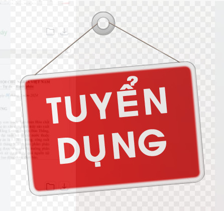 Thông báo tuyển dụng.